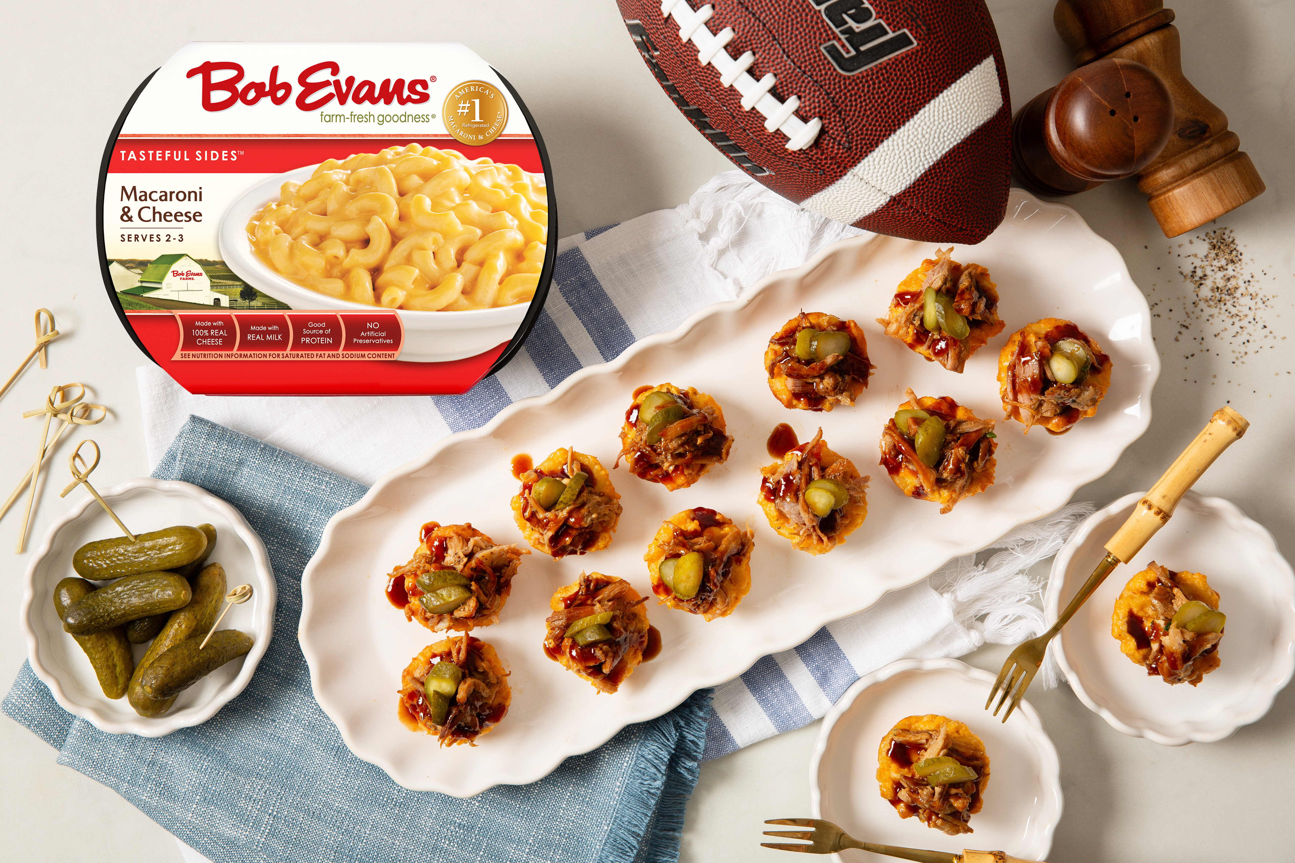 bbq pork mac and cheese bites