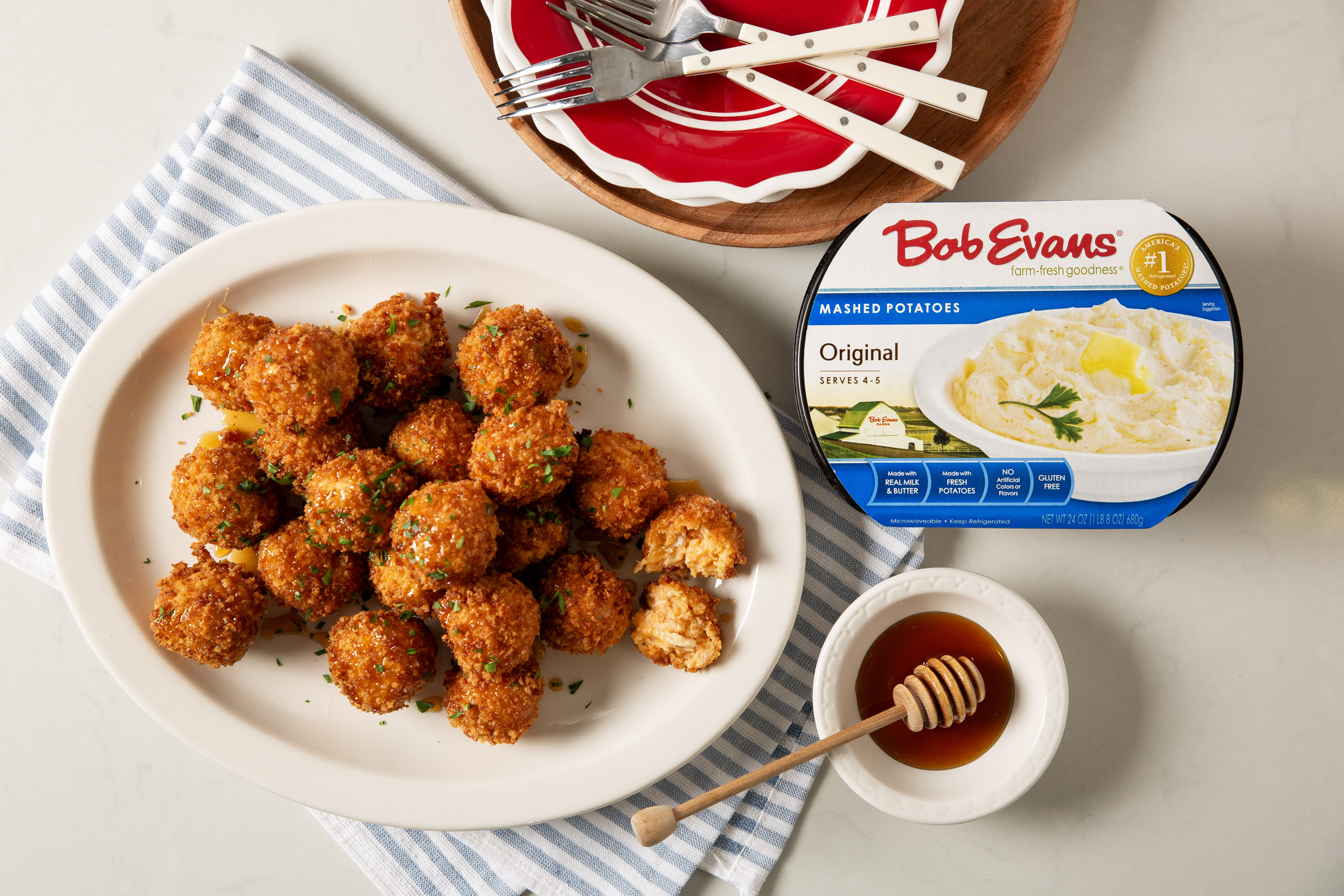 Hot Chicken Mashed Potato Balls