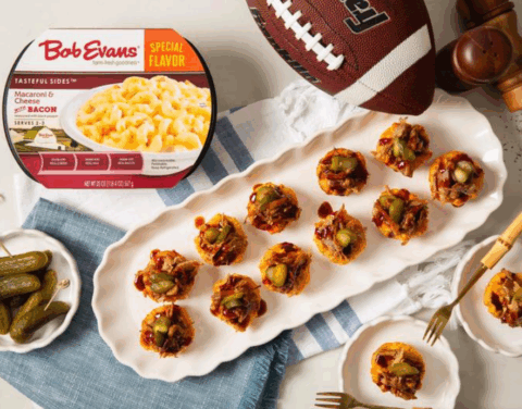 Barbecue Pork Macaroni & Cheese Bites