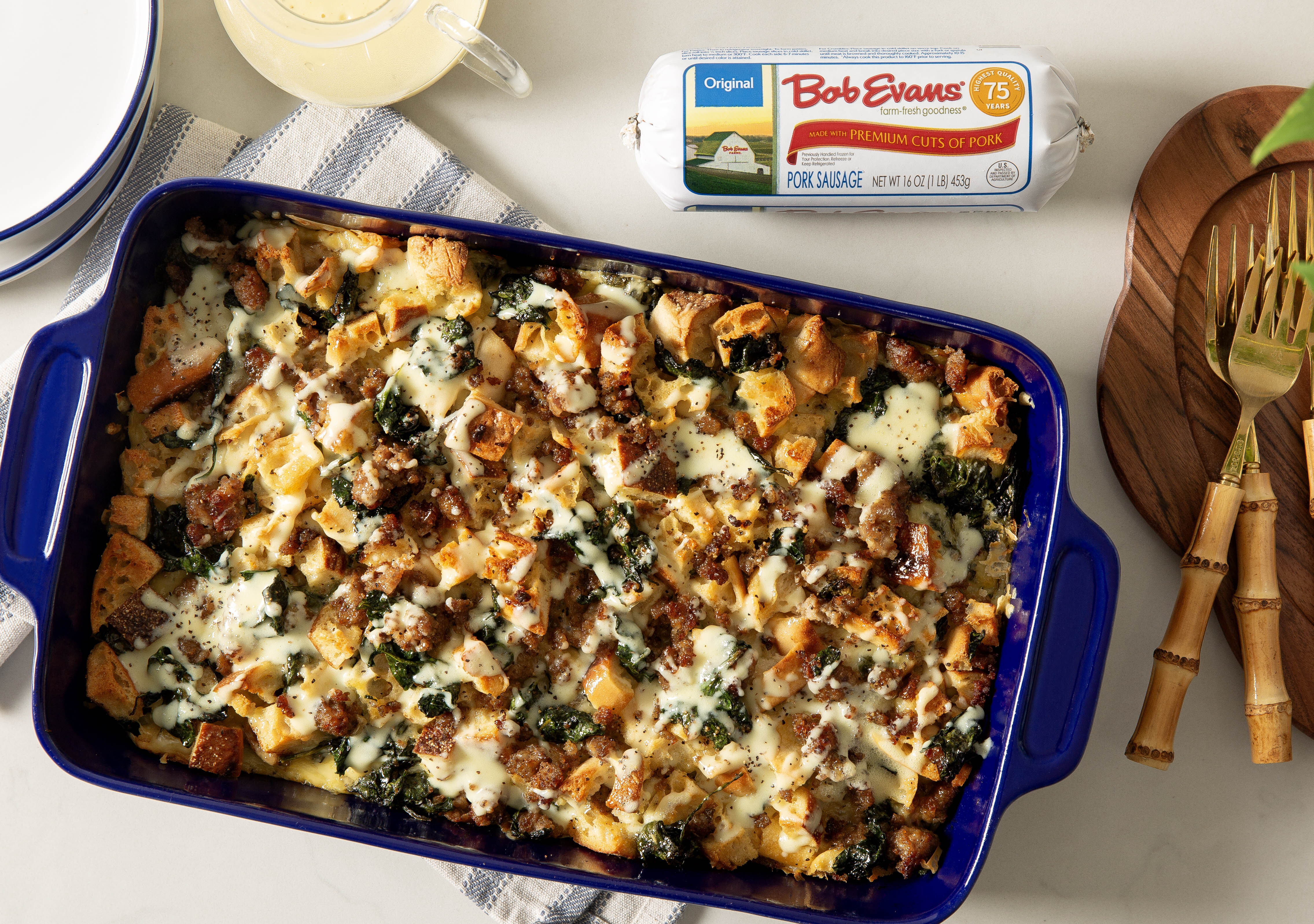 Eggs Benedict Strata