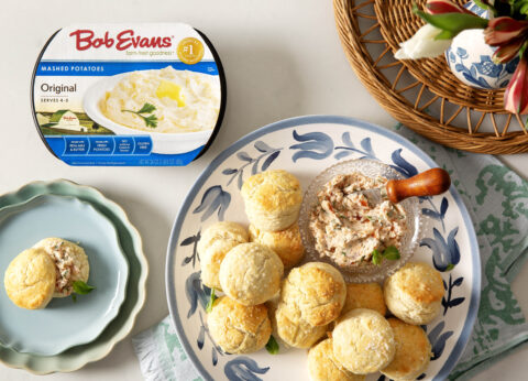 Mashed Potato Biscuits with Fancy Butter