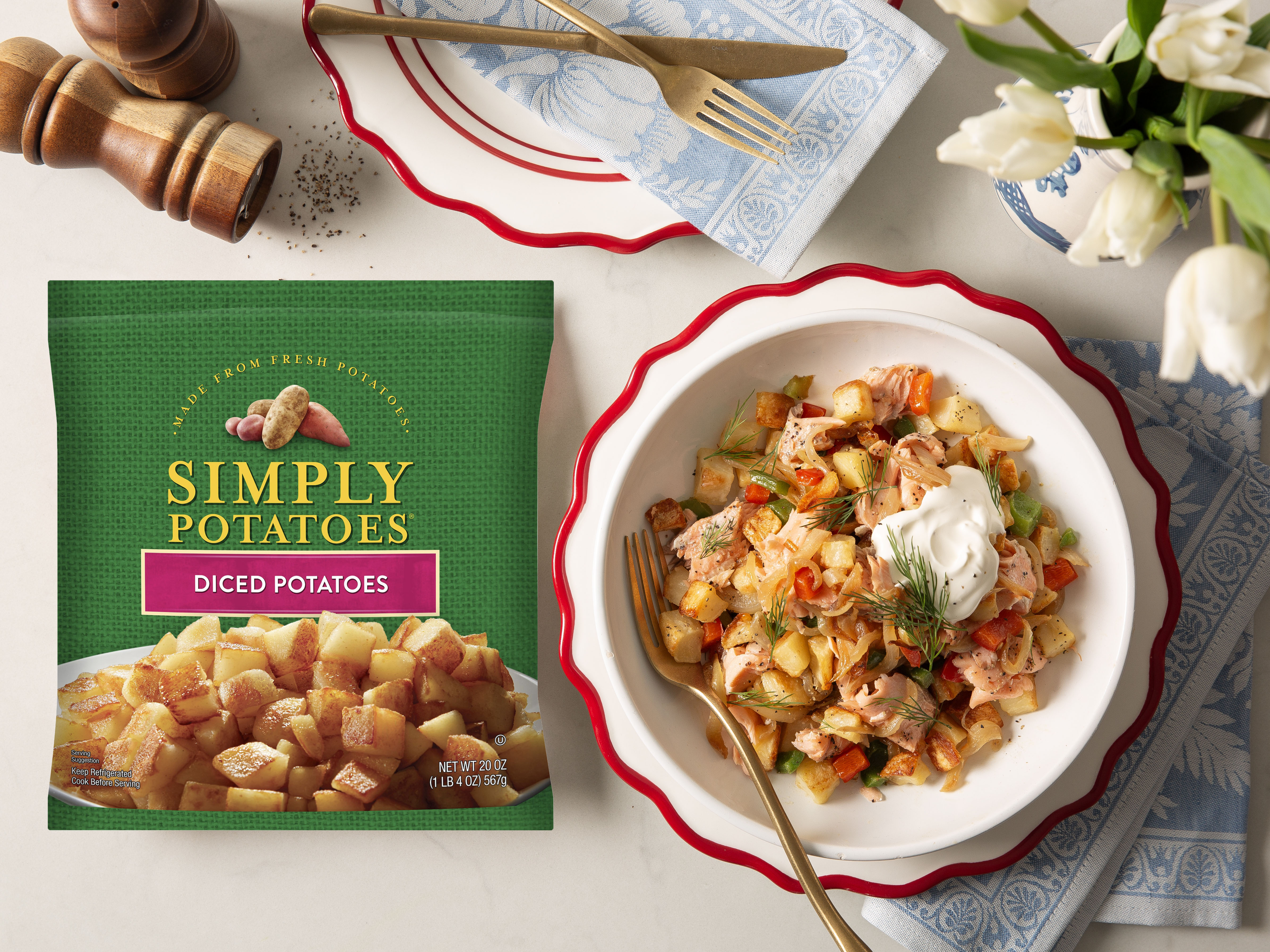 Salmon and Potato Hash