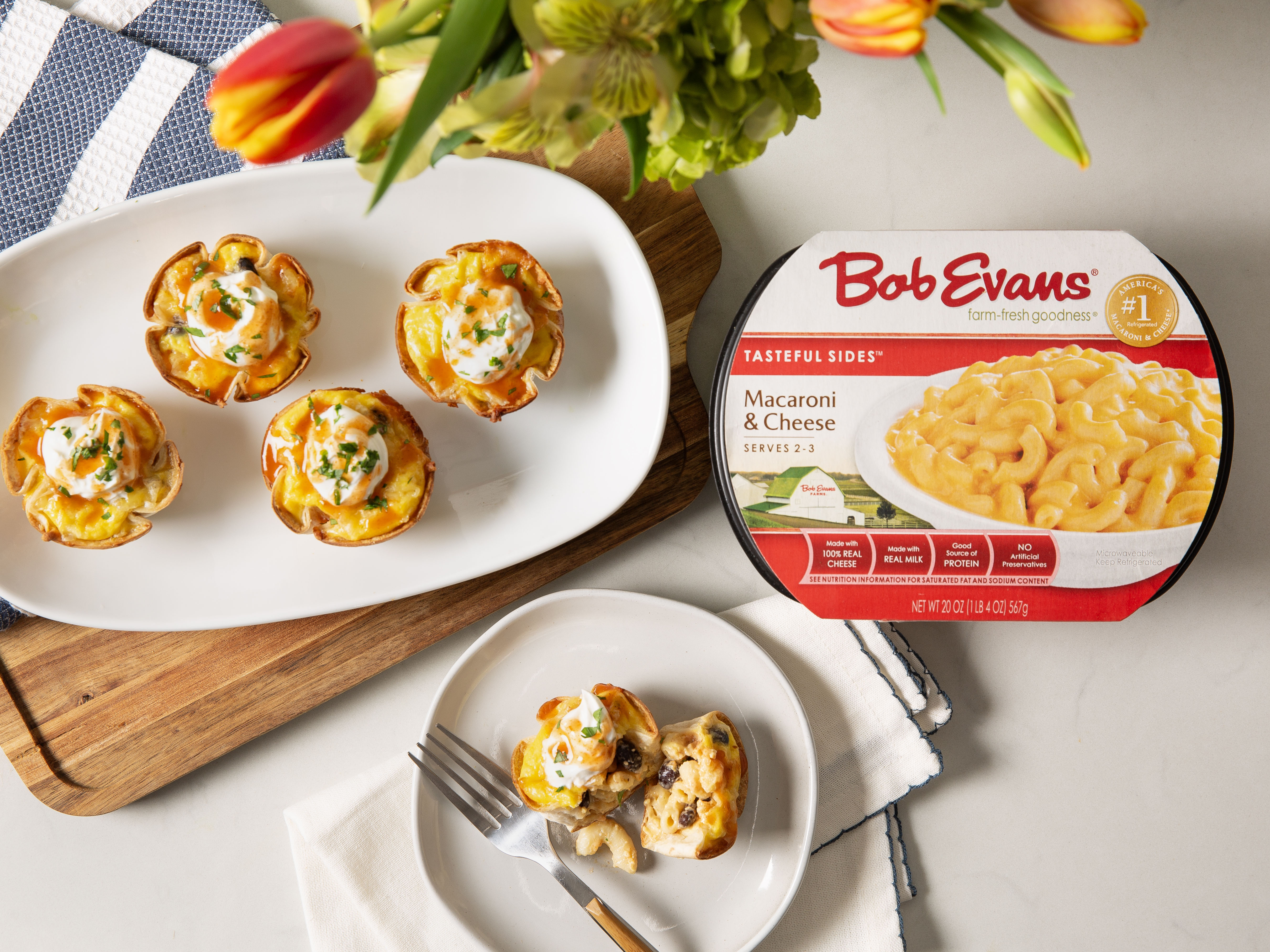 Huevos Rancheros Mac and Cheese Cups