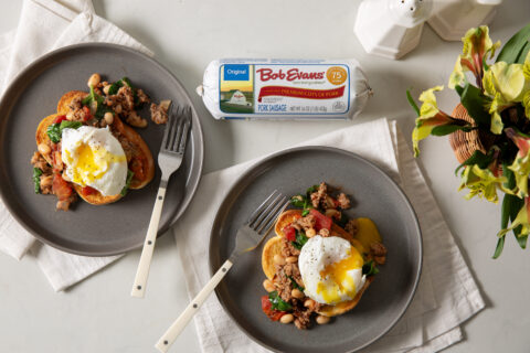 Sausage and Beans on Toast