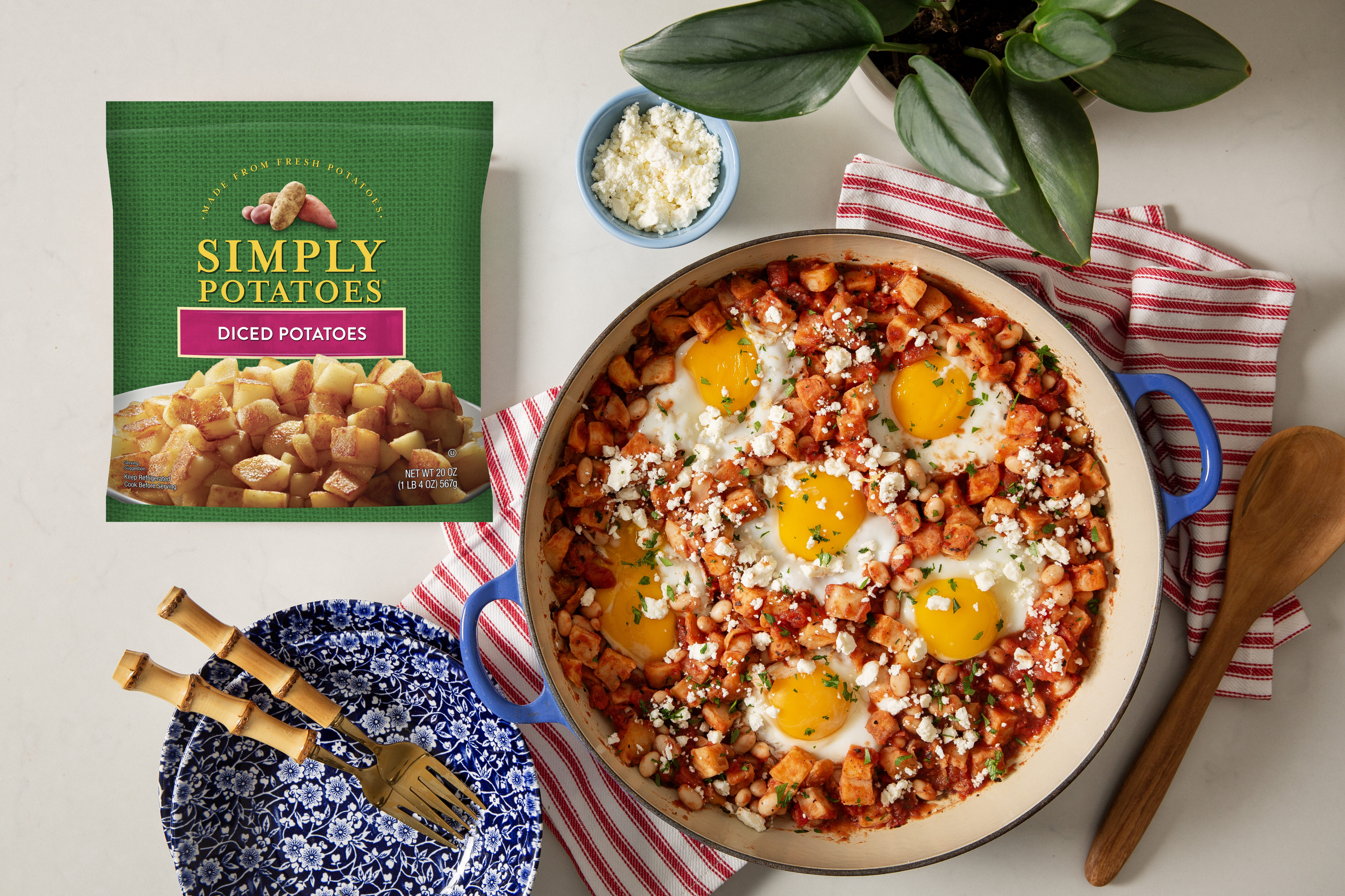 Shakshuka-Style Potatoes