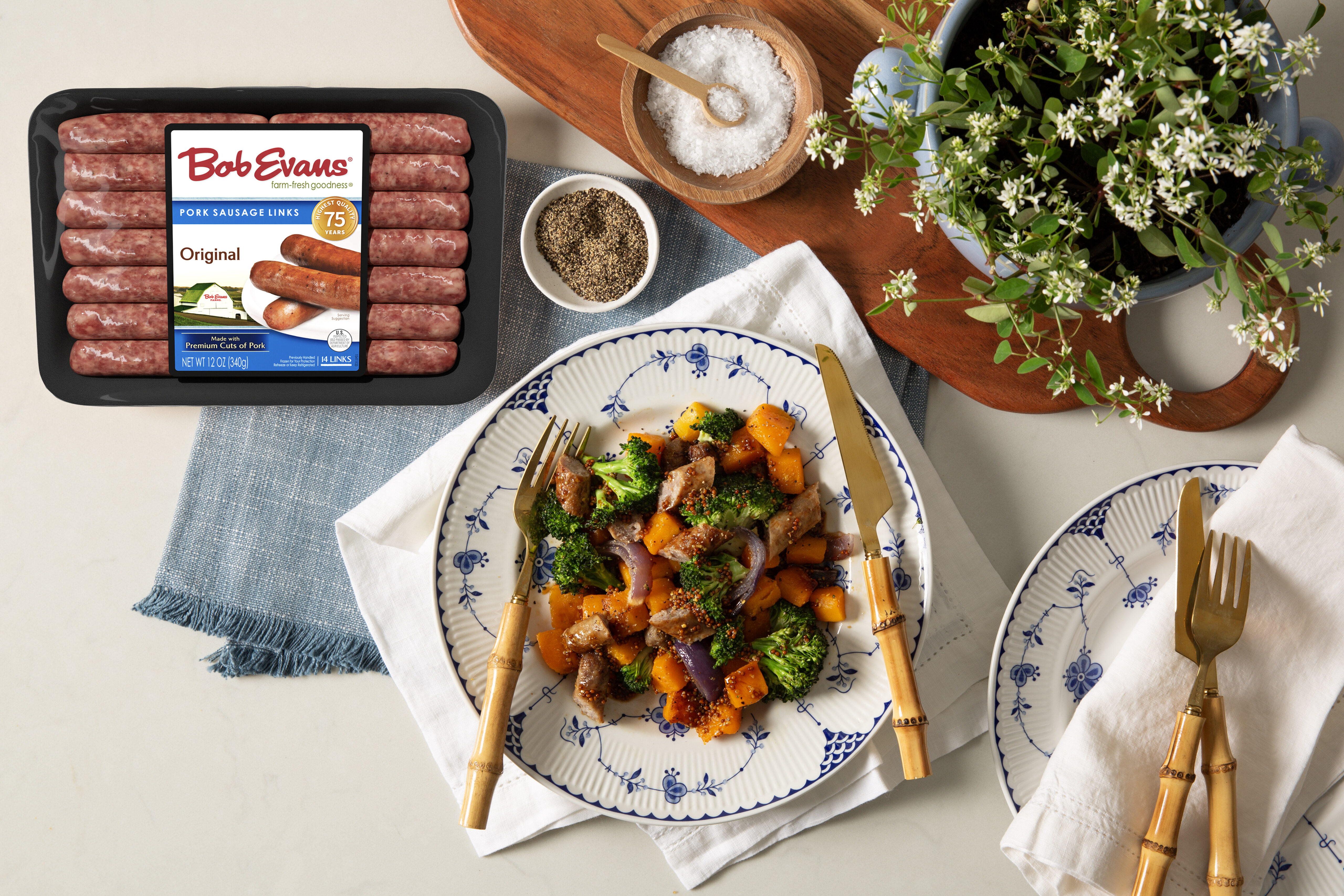 sheet pan sausage supper