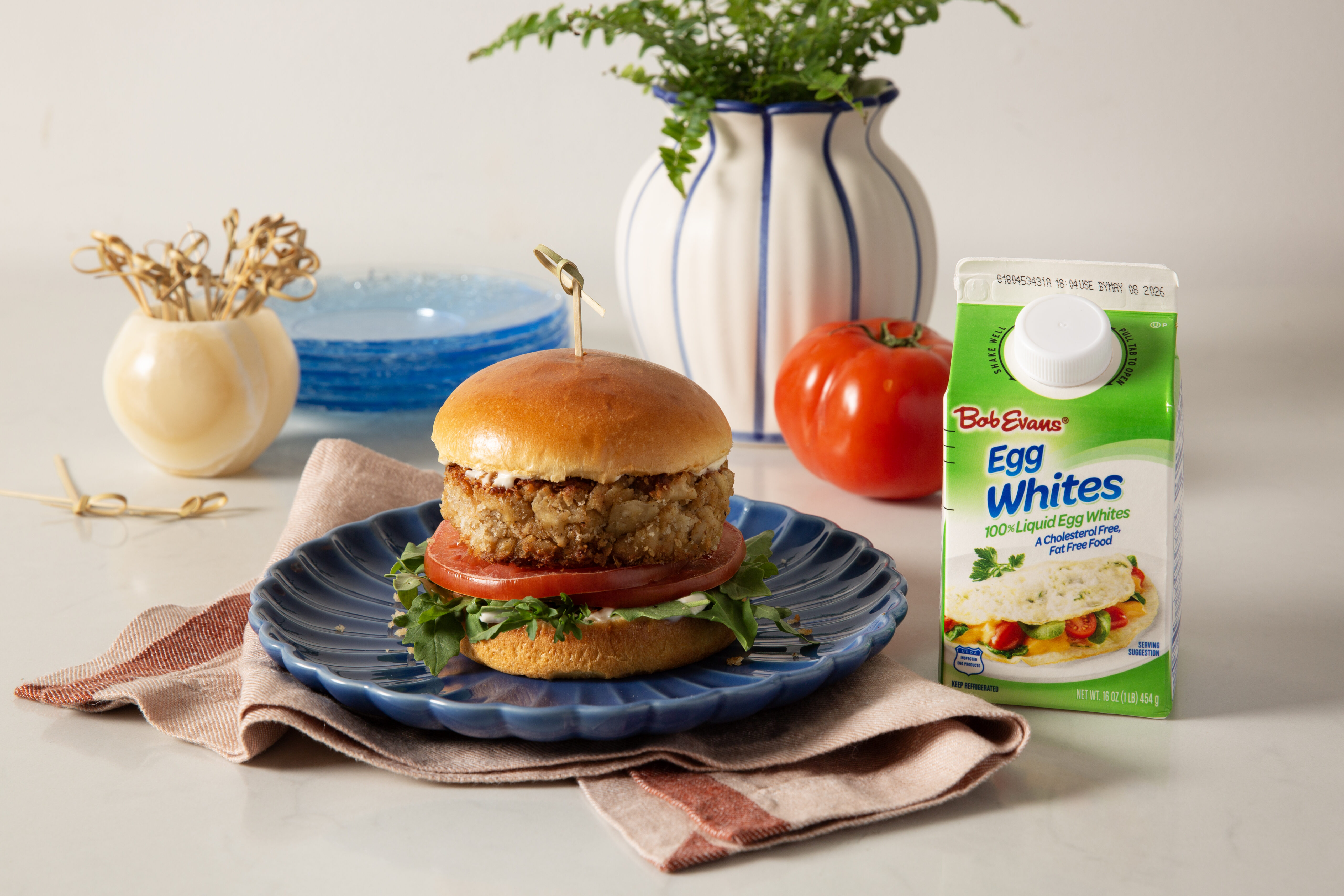 tuna cake sandwich