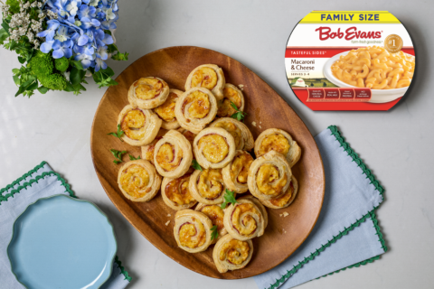 Crispy Ham and Macaroni & Cheese Roll-Ups