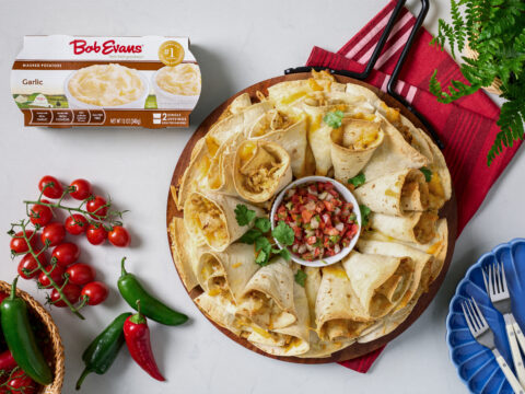 Pull-Apart Chicken Quesadilla Cones